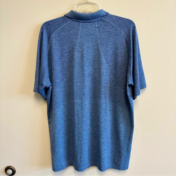 Men’s Lululemon Metal Vent Tech Polo Shirt - Blue XXL - Picture 2 of 4